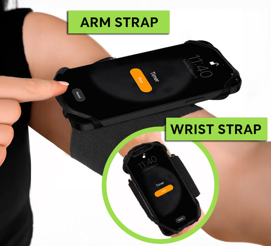 Armband And Wristband 360° Rotatable And Detachable Cell Phone Holder  Fits all 4-8'' Smartphones.